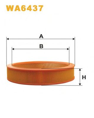 WIX FILTERS wa6437 -  Воздушный фильтр